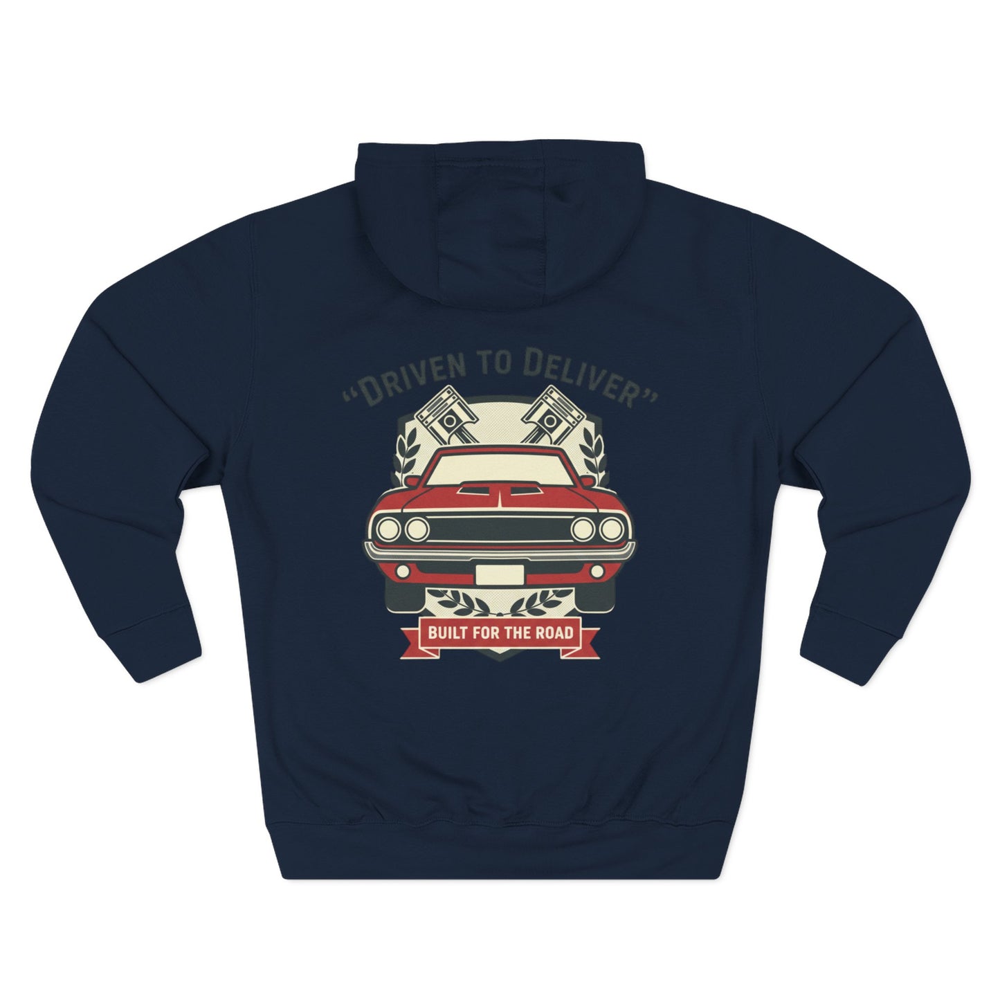 Classic Muscle Car Hoodie - Vintage Automotive Pullover | Driven to Deliver