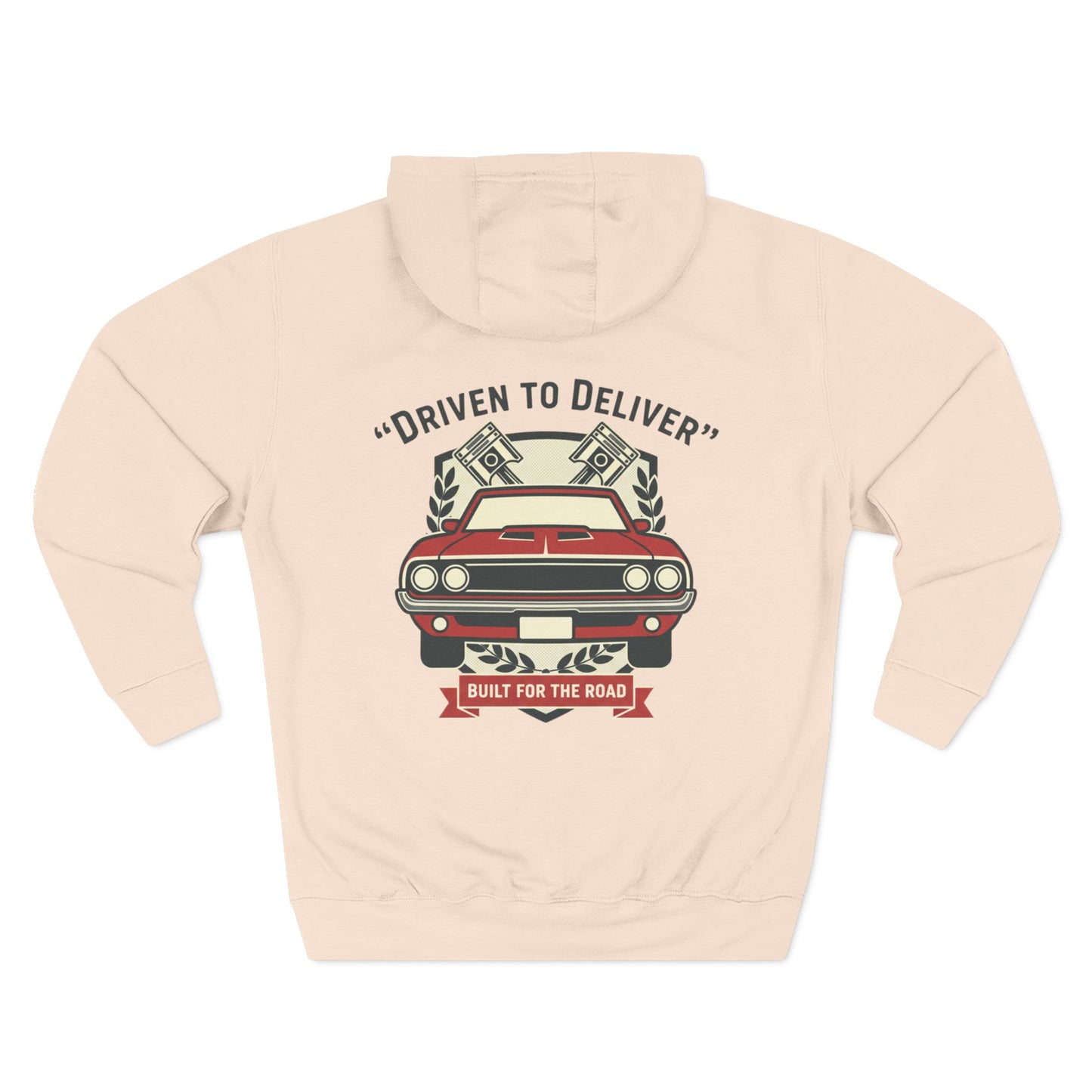 Classic Muscle Car Hoodie - Vintage Automotive Pullover | Driven to Deliver
