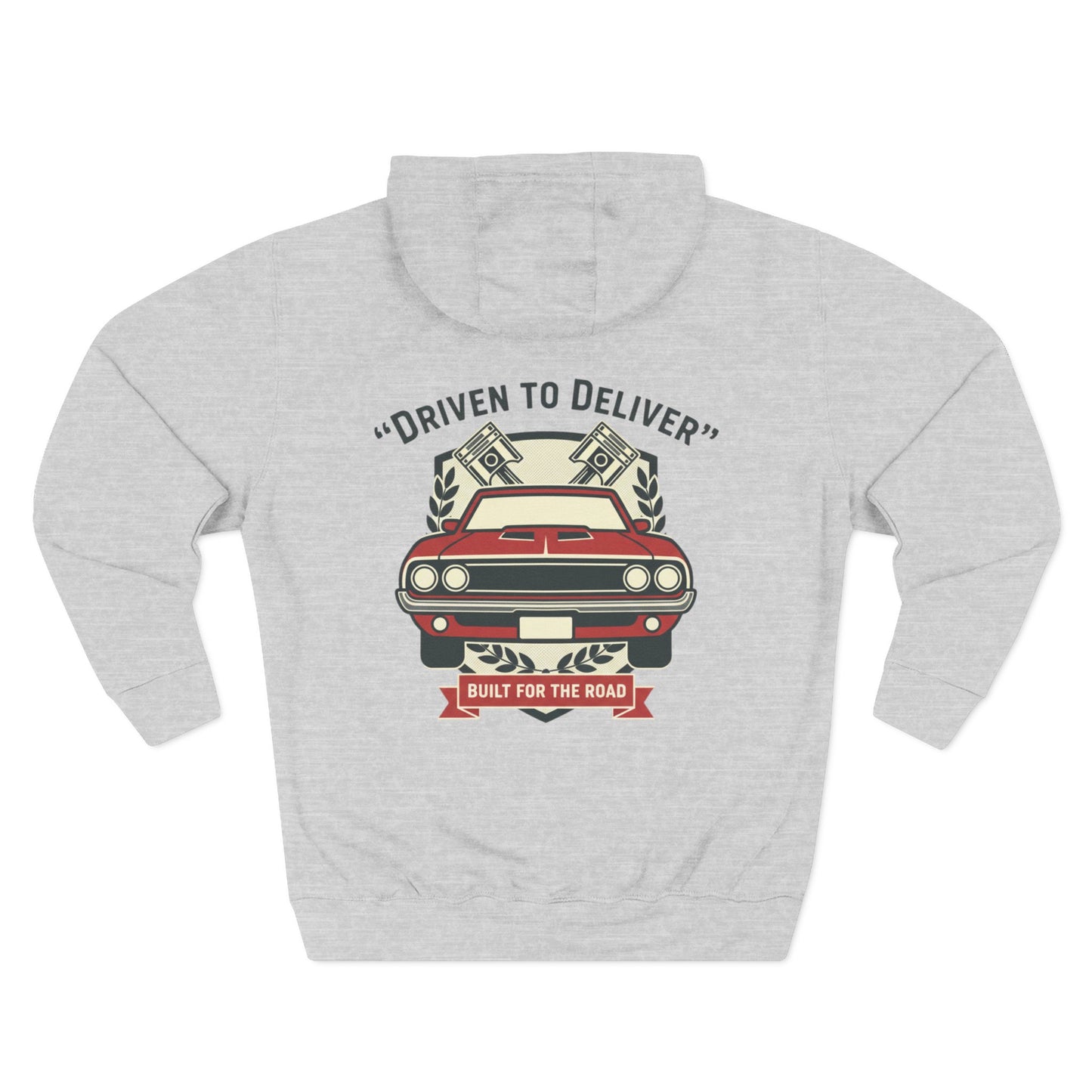 Classic Muscle Car Hoodie - Vintage Automotive Pullover | Driven to Deliver