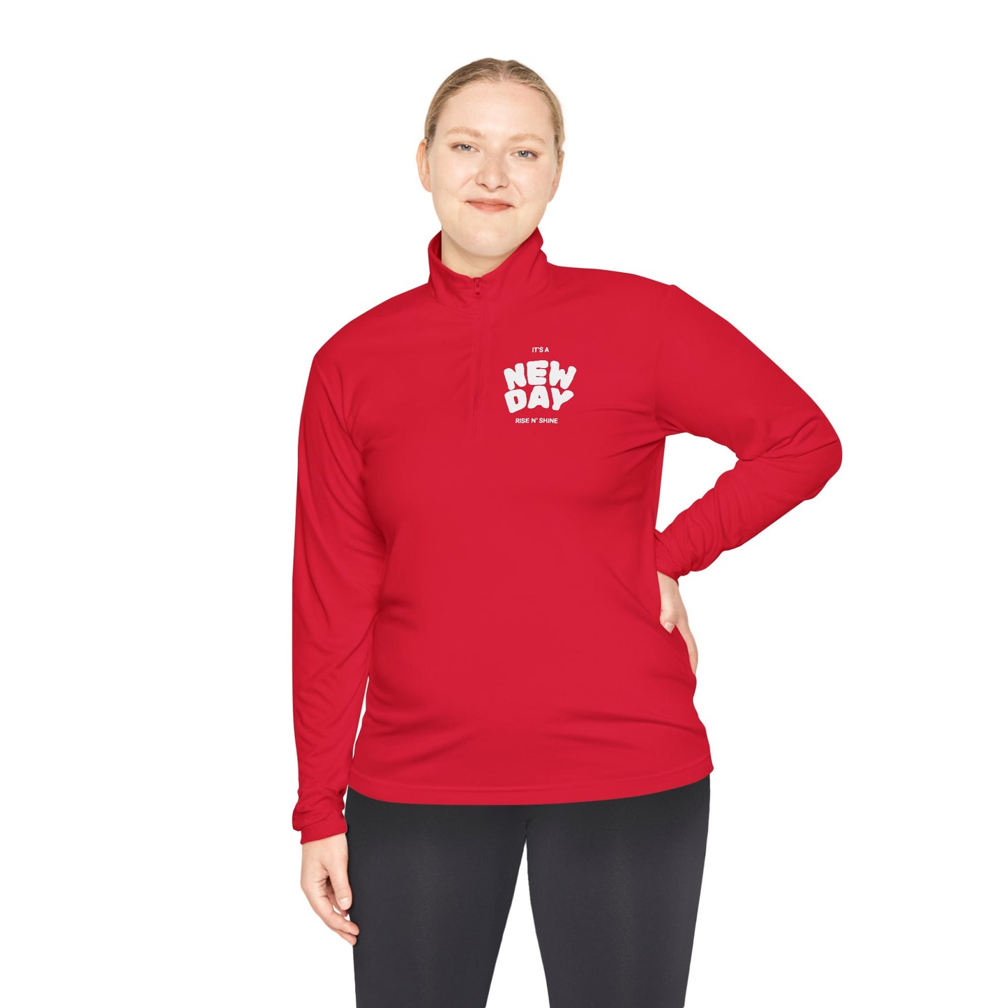 New Day Minimalist Quarter-Zip Pullover | Driven to Deliver Co