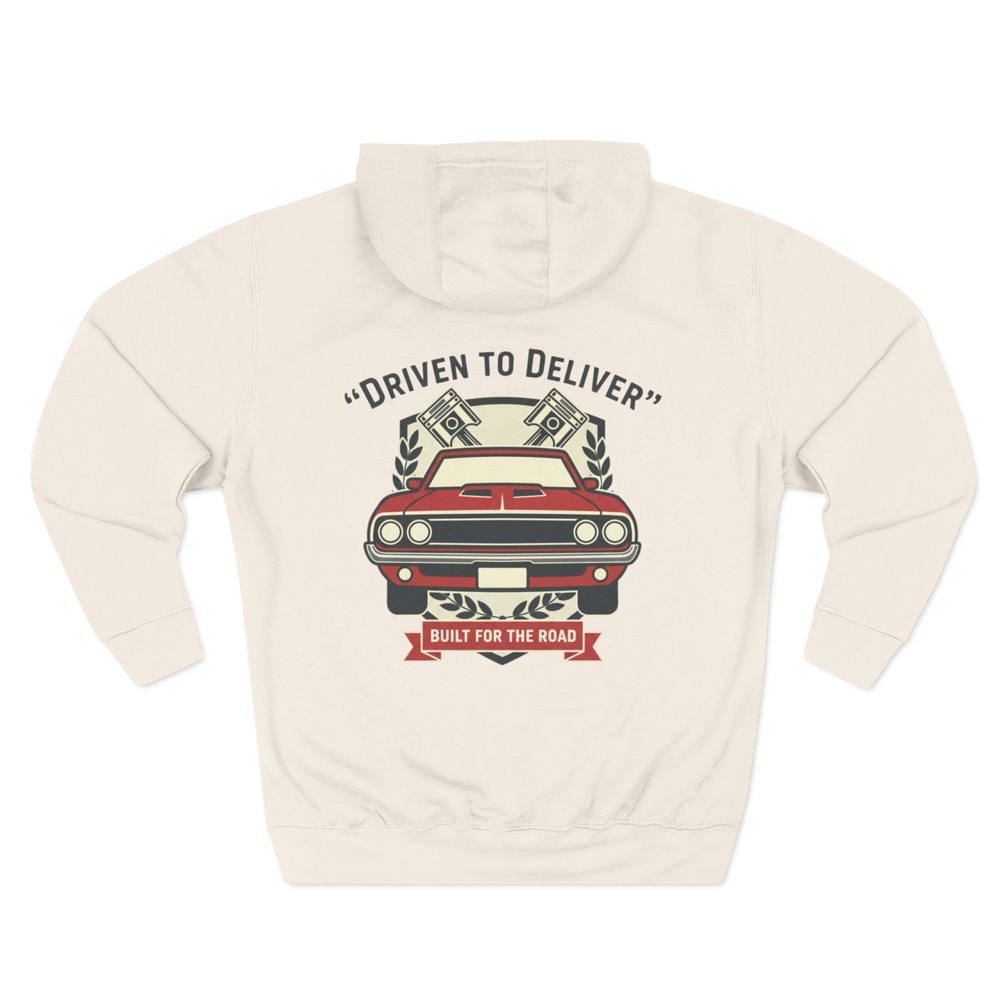 Classic Muscle Car Hoodie - Vintage Automotive Pullover | Driven to Deliver