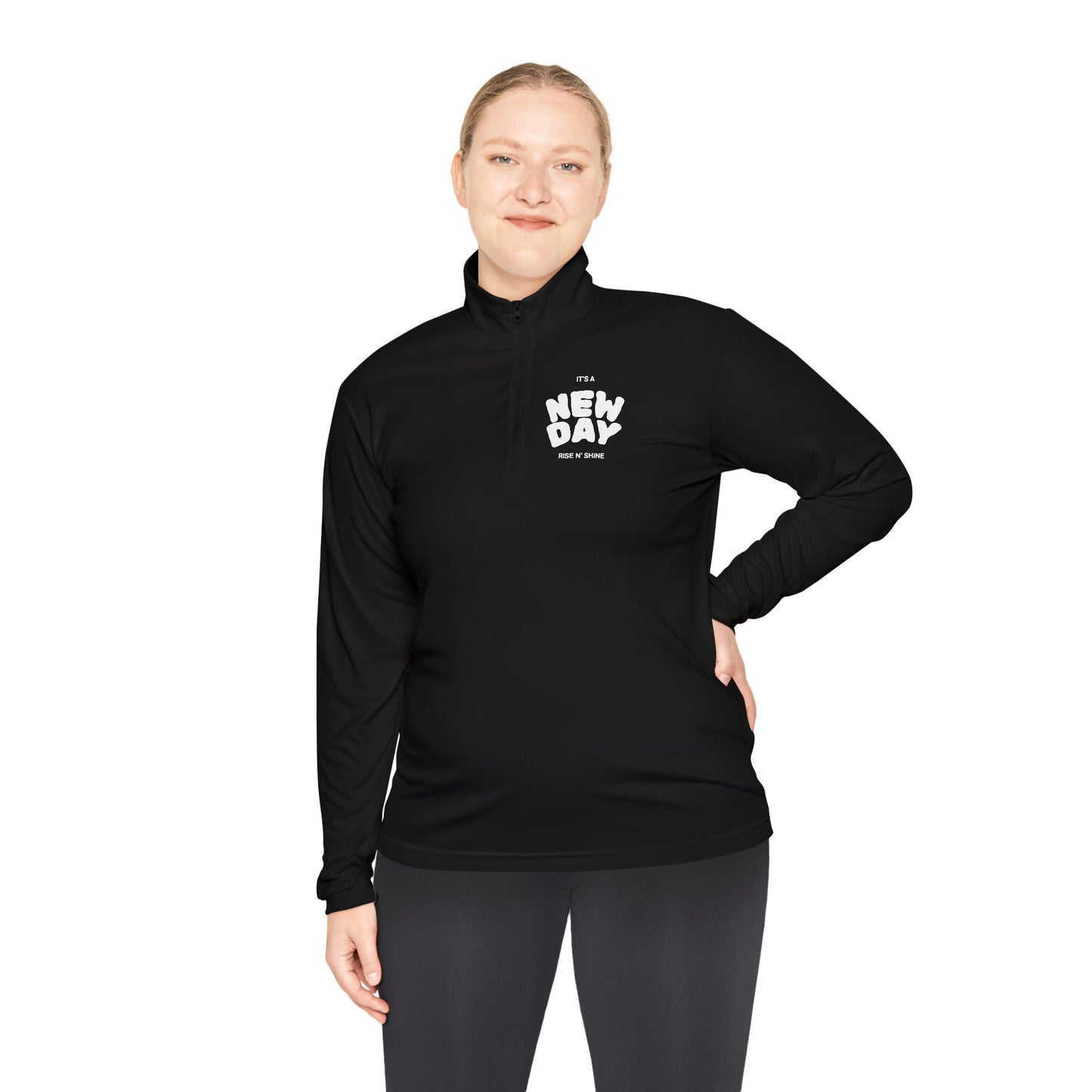 New Day Minimalist Quarter-Zip Pullover | Driven to Deliver Co