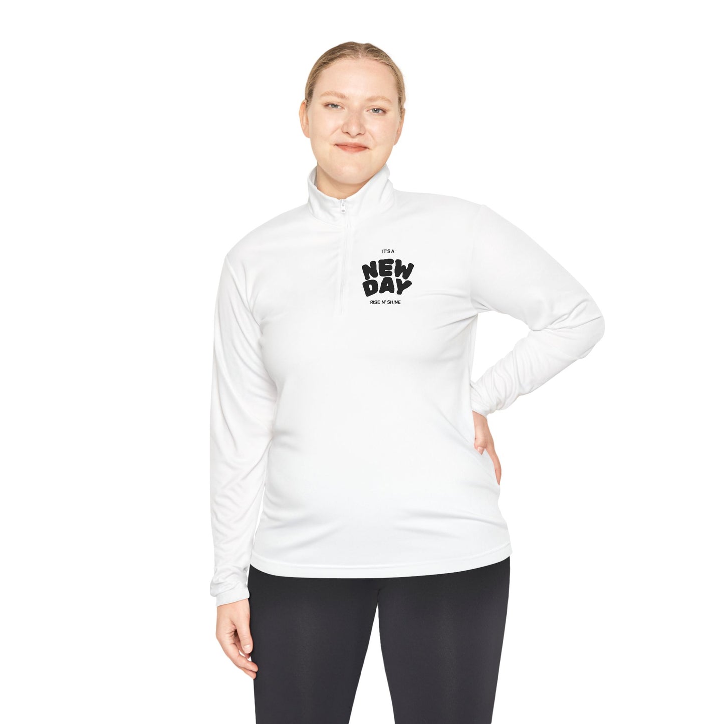 New Day Minimalist Quarter-Zip Pullover | Driven to Deliver Co