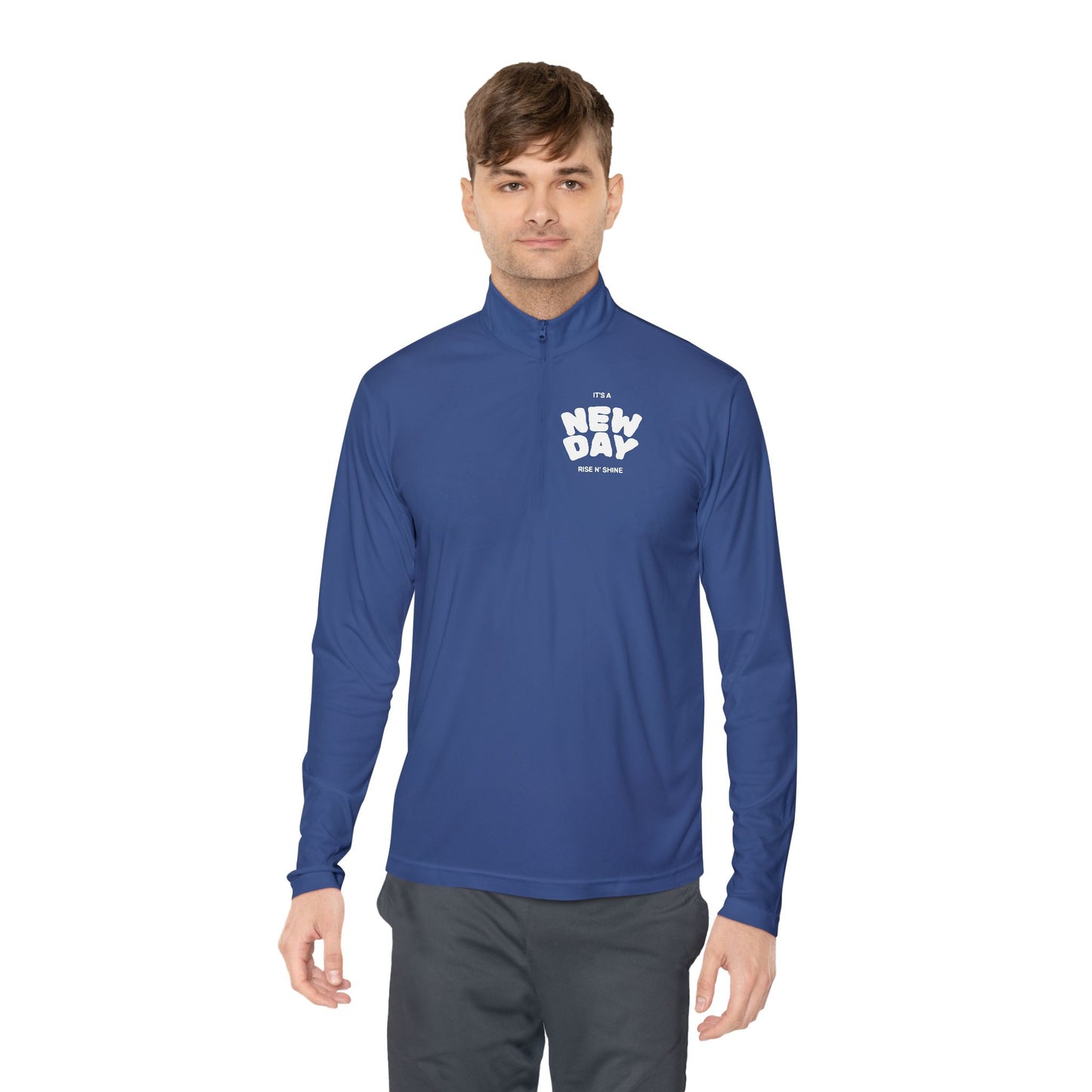 New Day Minimalist Quarter-Zip Pullover | Driven to Deliver Co