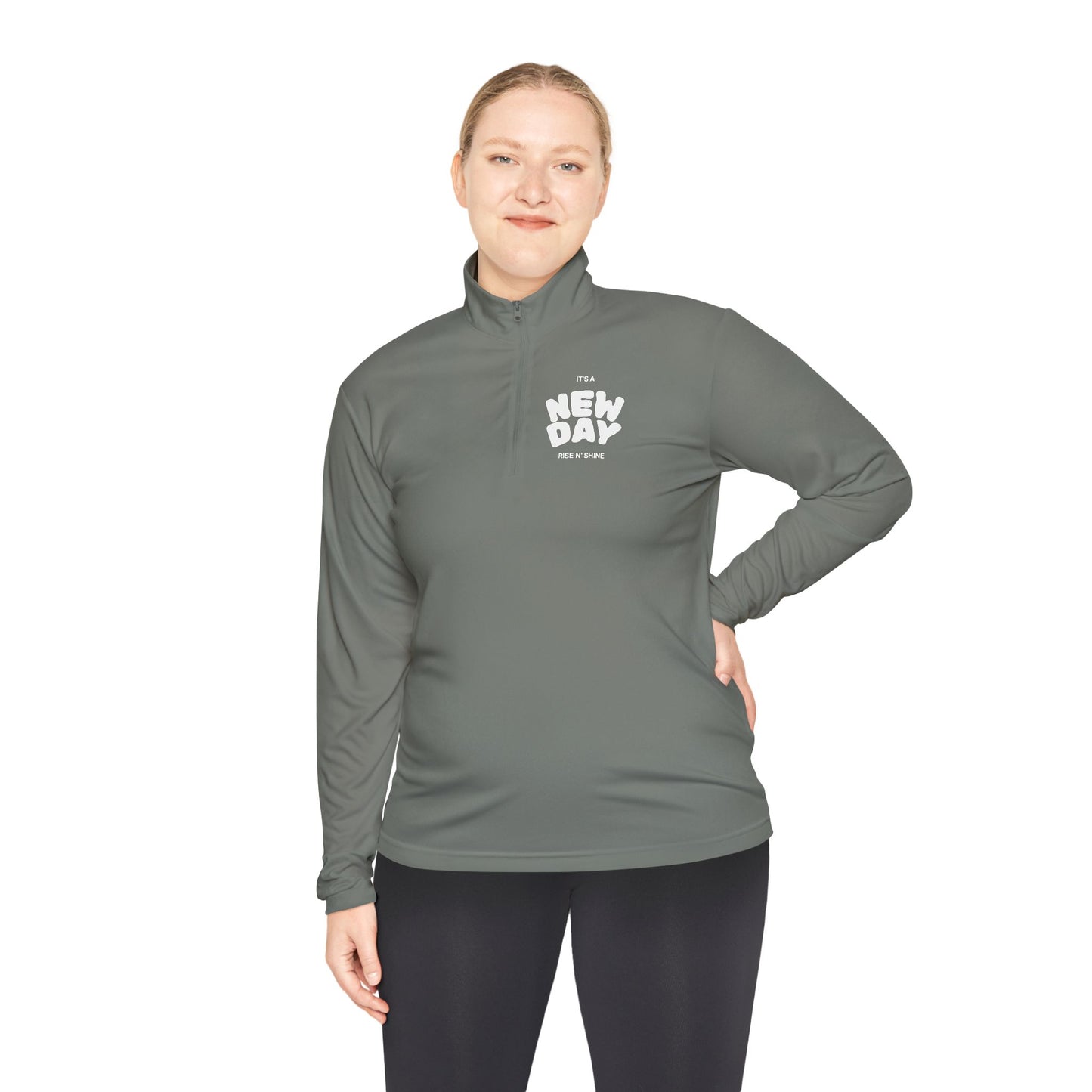 New Day Minimalist Quarter-Zip Pullover | Driven to Deliver Co