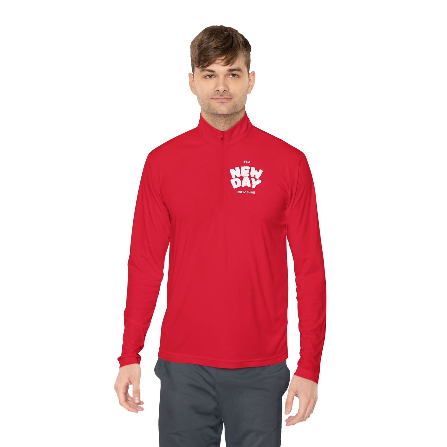 New Day Minimalist Quarter-Zip Pullover | Driven to Deliver Co