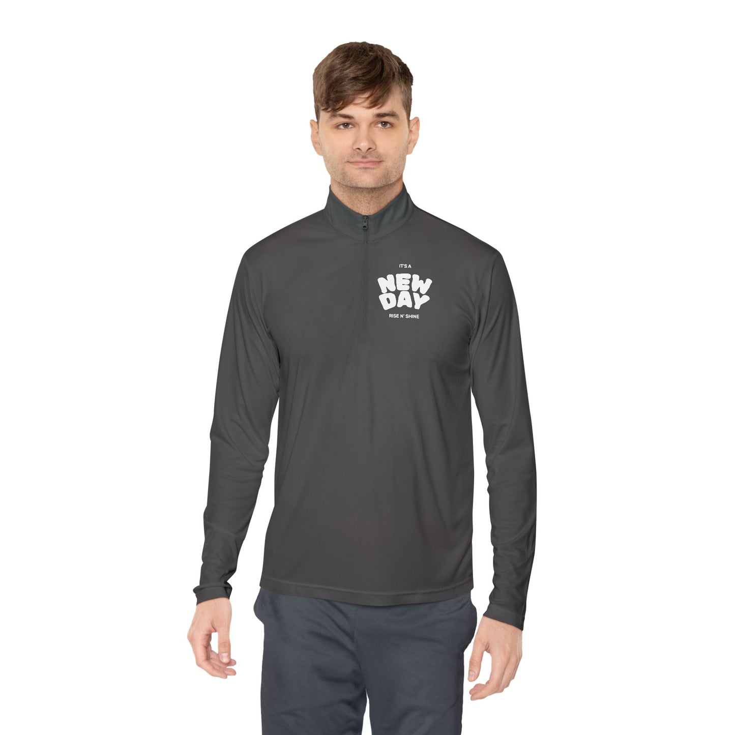 New Day Minimalist Quarter-Zip Pullover | Driven to Deliver Co