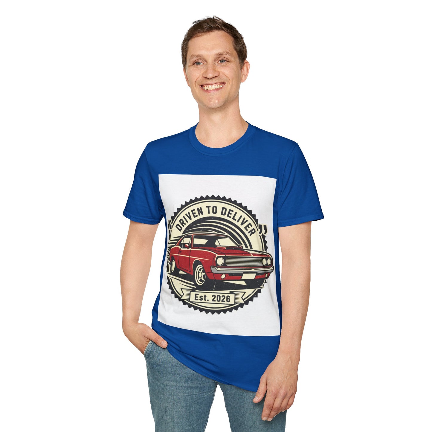 Vintage Muscle Car T-Shirt | Driven to Deliver Co. Retro Tee