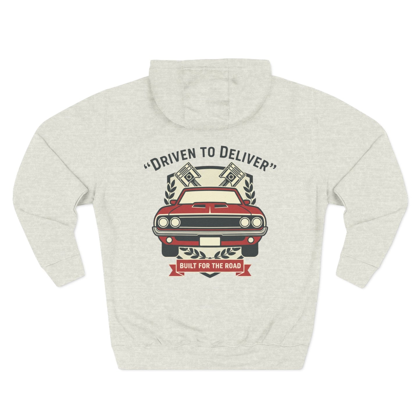 Classic Muscle Car Hoodie - Vintage Automotive Pullover | Driven to Deliver
