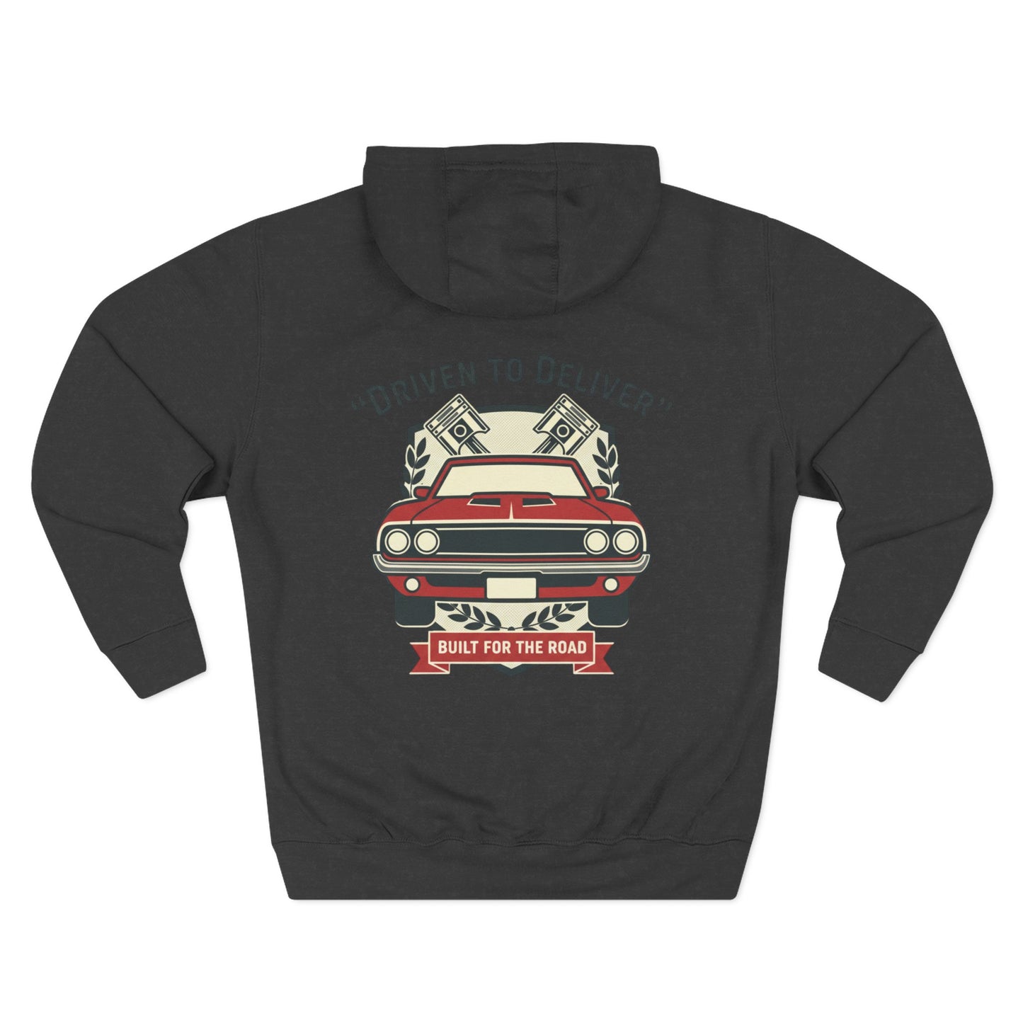 Classic Muscle Car Hoodie - Vintage Automotive Pullover | Driven to Deliver