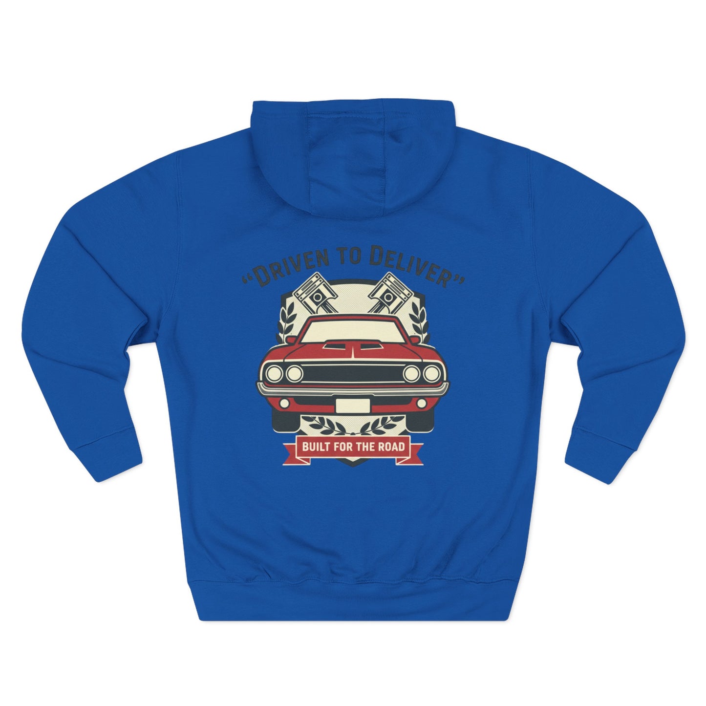 Classic Muscle Car Hoodie - Vintage Automotive Pullover | Driven to Deliver