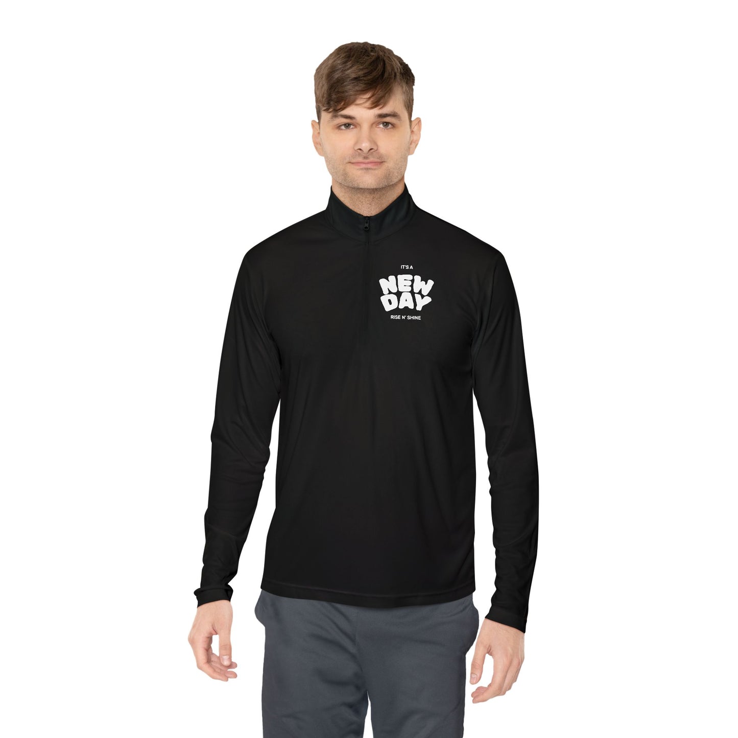 New Day Minimalist Quarter-Zip Pullover | Driven to Deliver Co