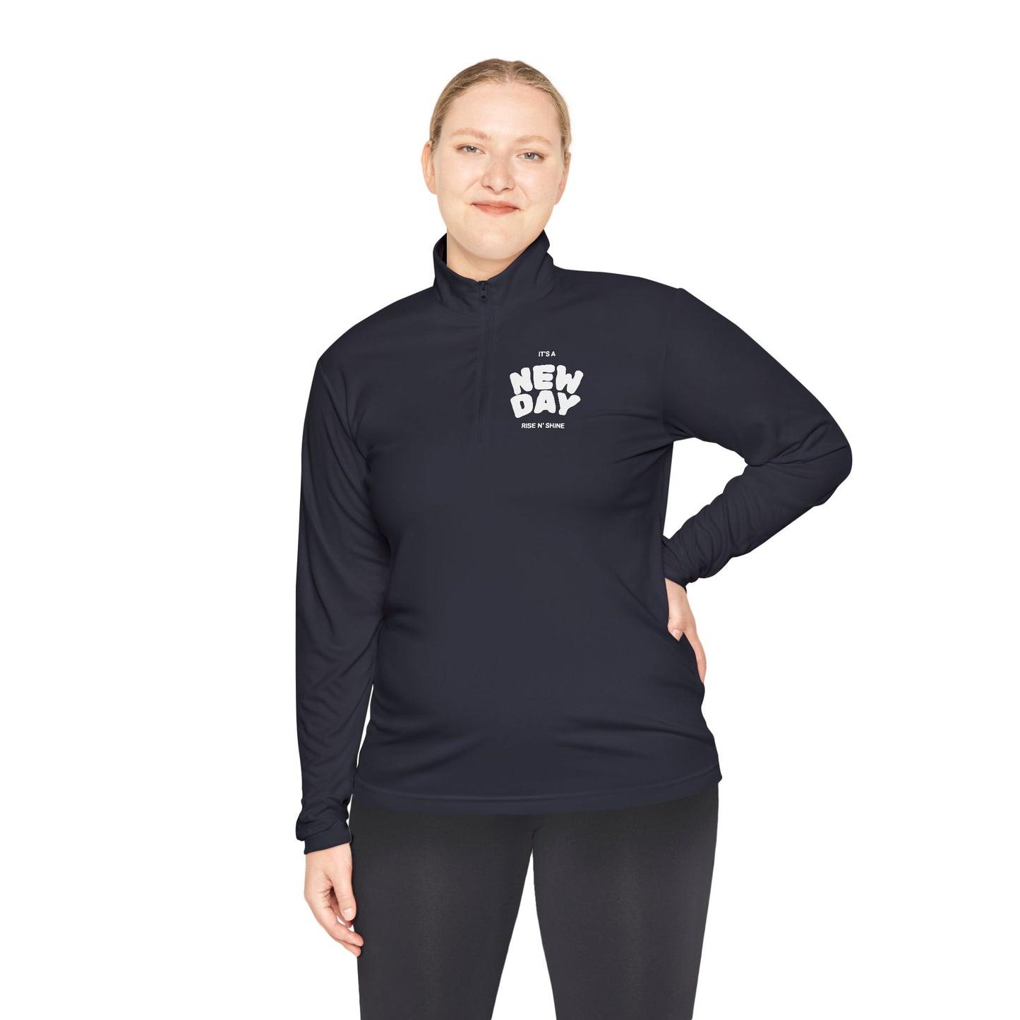 New Day Minimalist Quarter-Zip Pullover | Driven to Deliver Co