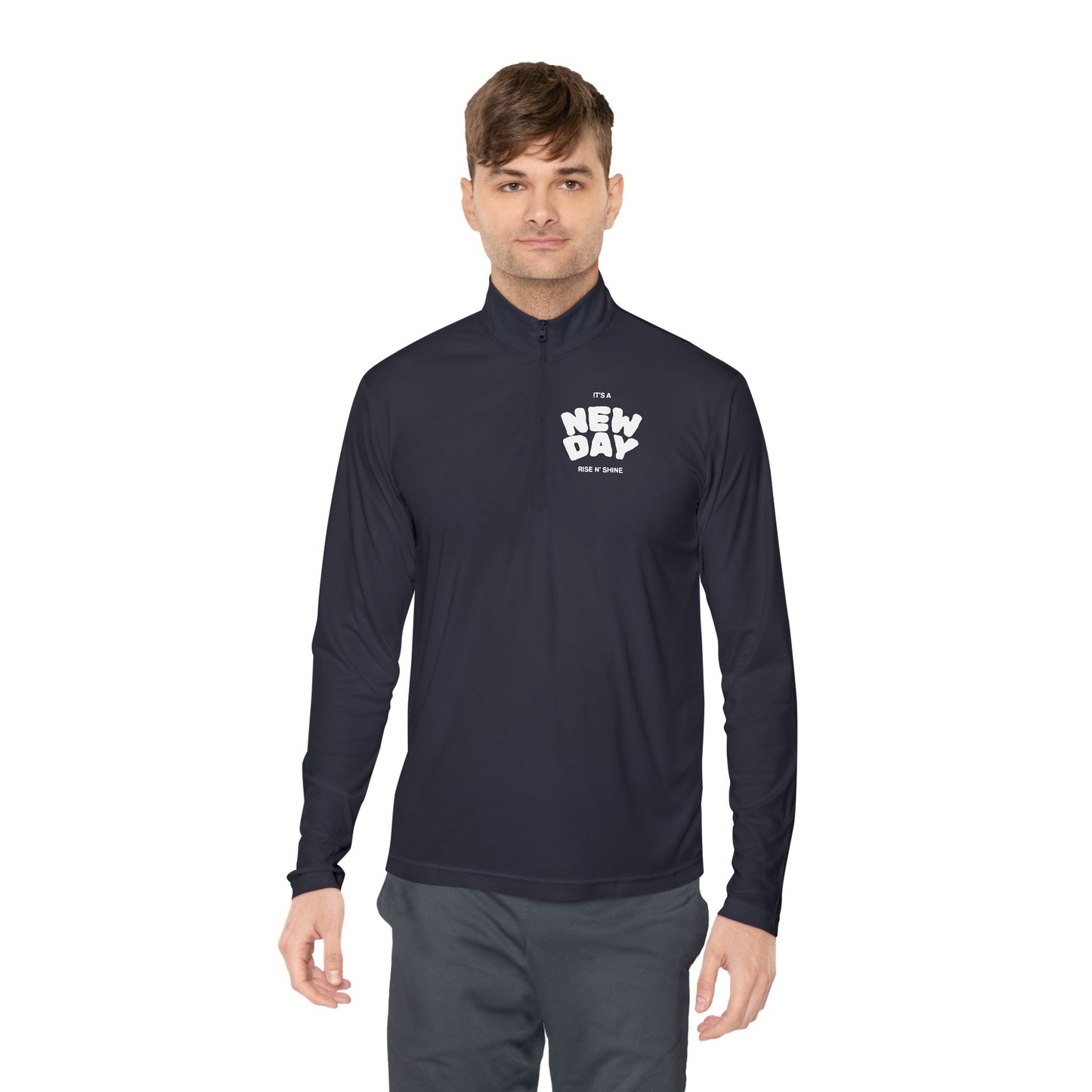 New Day Minimalist Quarter-Zip Pullover | Driven to Deliver Co