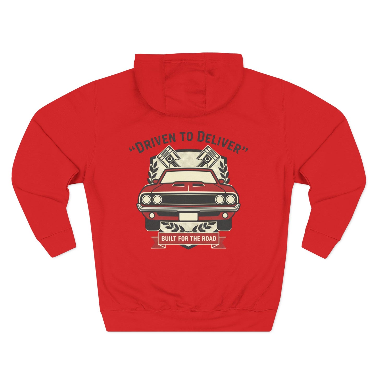 Classic Muscle Car Hoodie - Vintage Automotive Pullover | Driven to Deliver