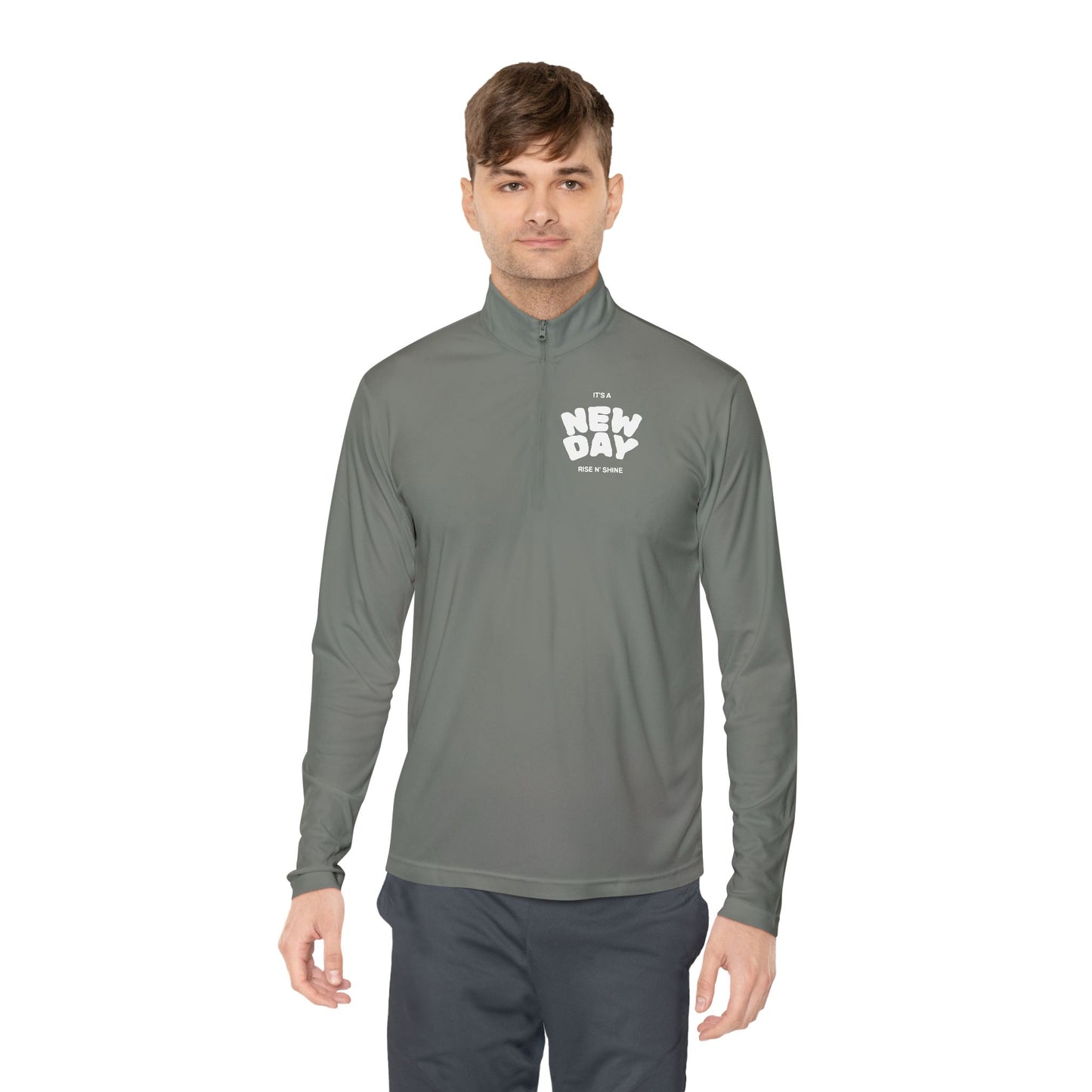 New Day Minimalist Quarter-Zip Pullover | Driven to Deliver Co