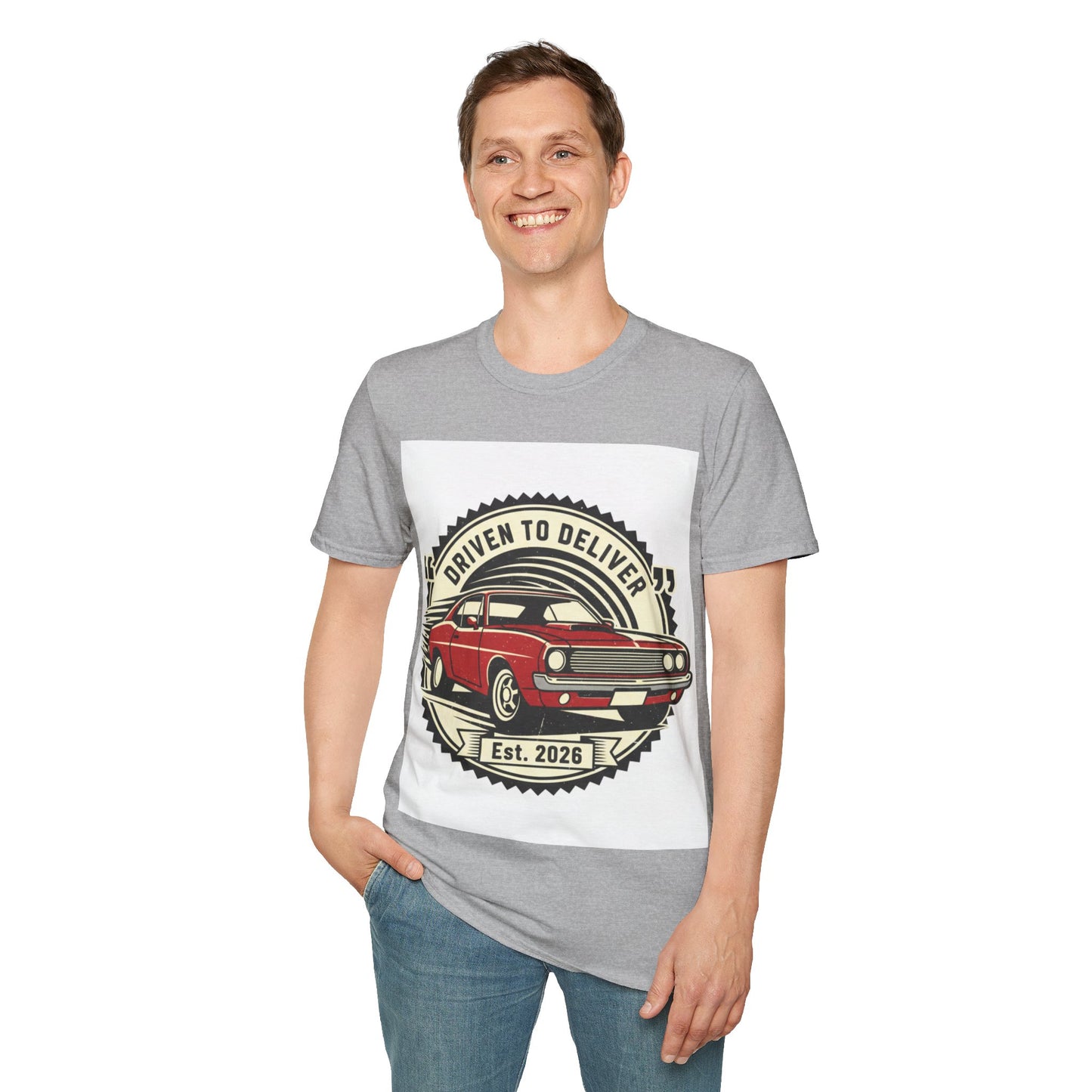 Vintage Muscle Car T-Shirt | Driven to Deliver Co. Retro Tee