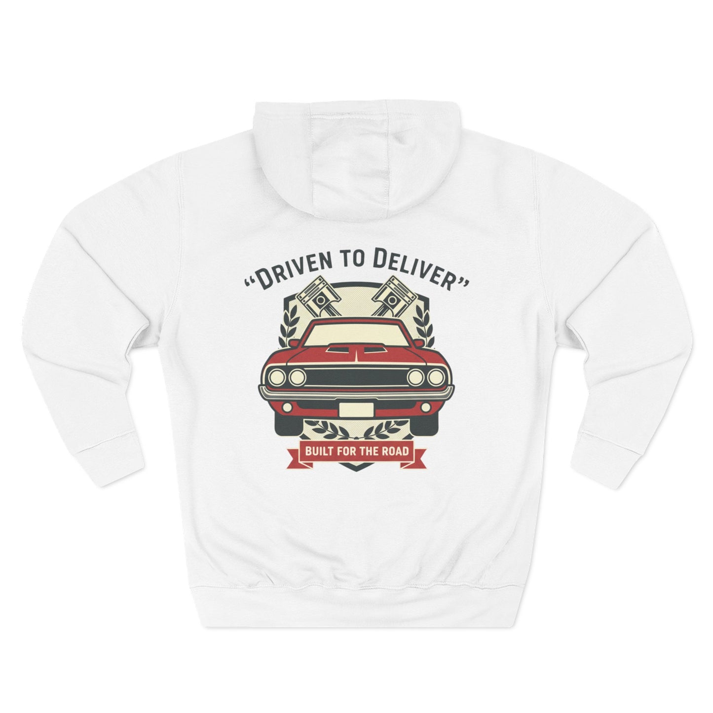 Classic Muscle Car Hoodie - Vintage Automotive Pullover | Driven to Deliver